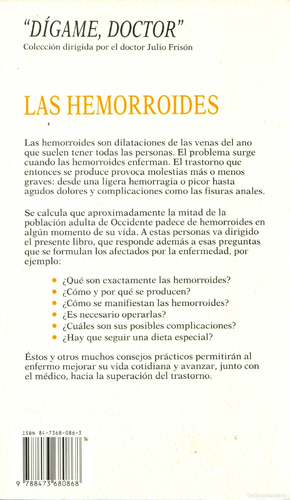 Libros de segunda mano: Las hemorroides - Lentini, Javier - Foto 2
