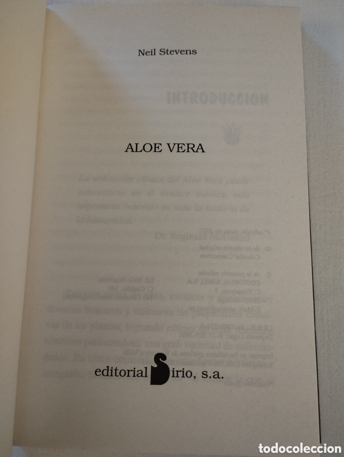 Libros de segunda mano: ALOE VERA (NEIL STEVENS) - Foto 2