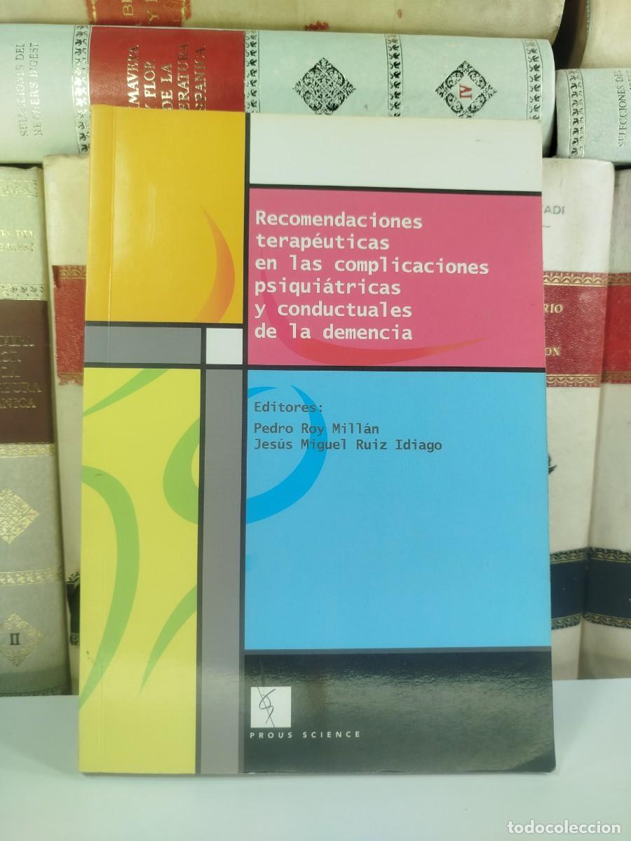 Gebrauchte B&uuml;cher: RECOMENDACIONES TERAP&Eacute;UTICAS EN LAS COMPLICACIONES PSIQUI&Aacute;TRICAS Y CONDUCTUALES DE LA DEMENCIA. Pedr