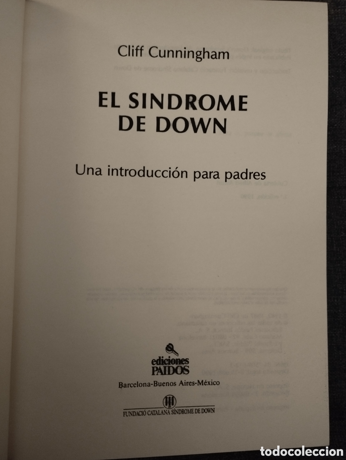 Libros de segunda mano: EL SINDROME DE DOWN (CLIFF CUNNINGHAM) - Foto 2