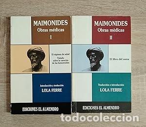 Libros de segunda mano: OBRAS MEDICAS - 4 TOMOS - Maim&oacute;nides - Foto 1