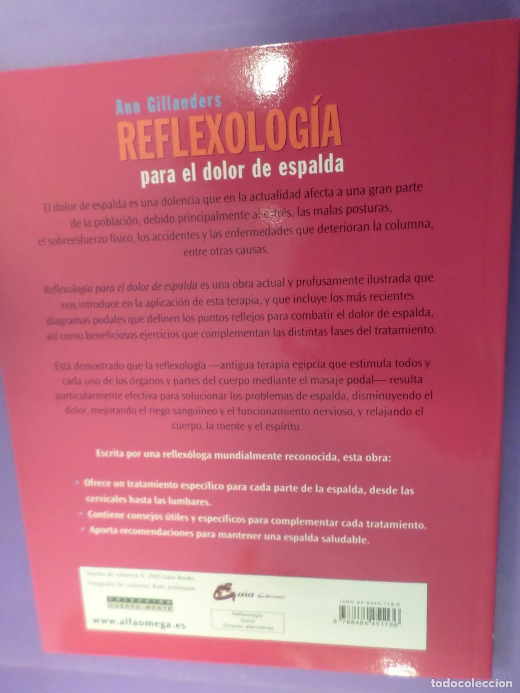 Libros de segunda mano: REFLEXOLOGIA PARA EL DOLOR DE ESPALDA - ANN GILLANDERS - Ann Gillanders - Foto 2
