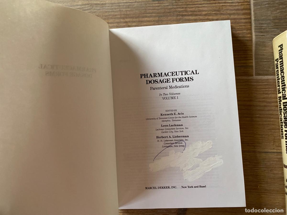 Libros de segunda mano: PHARMACEUTICAL DOSAGE FORMS 2 TOMOS EN INGL&Eacute;S - Foto 5