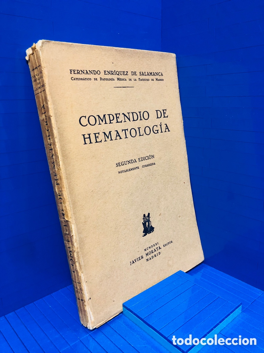 Libros de segunda mano: COMPENDIO DE HEMATOLOGIA - SEGUNDA EDICION ● FERNANDO ENRIQUEZ DE SALAMANCA