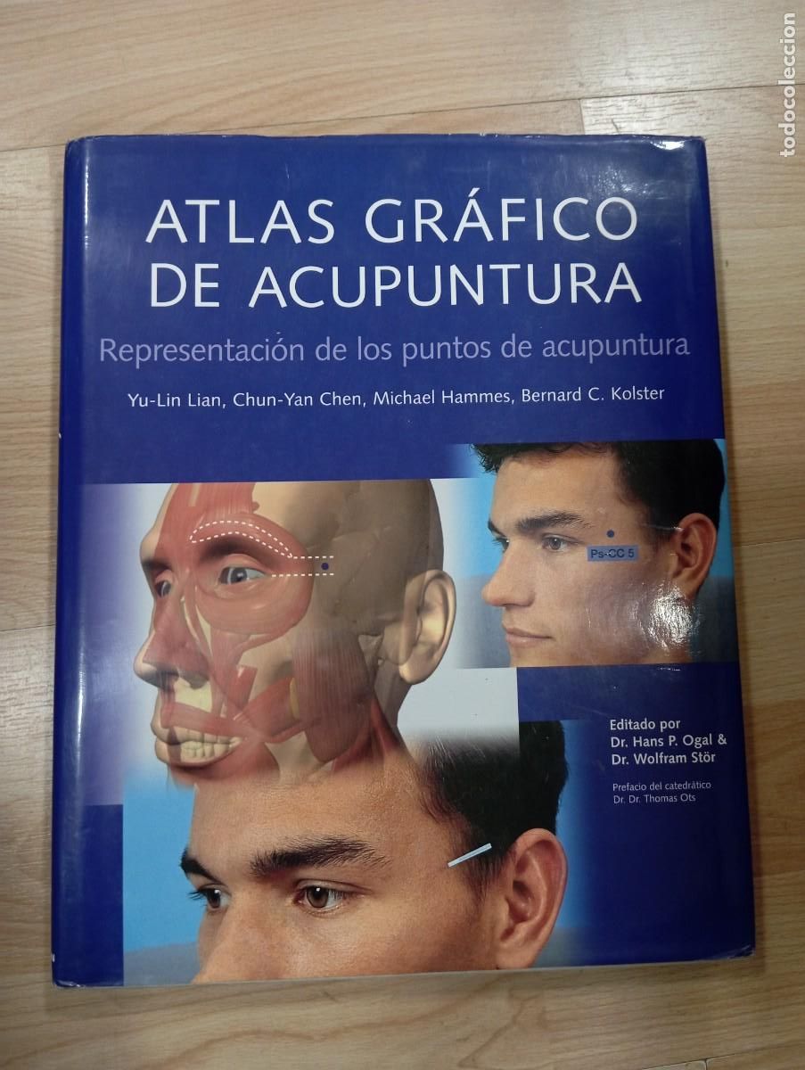Libros de segunda mano: 'Atlas gr&aacute;fico de acupuntura. Representaci&oacute;n de los puntos de acupuntura'. Yu-Lin Lian.