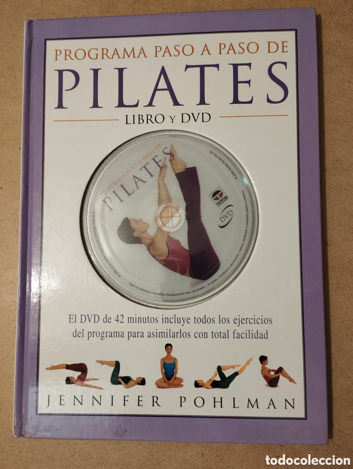 Libros de segunda mano: PROGRAMA PASO A PASO DE PILATES. LIBRO Y DVD (JENNIFER POHLMAN) - Foto 1
