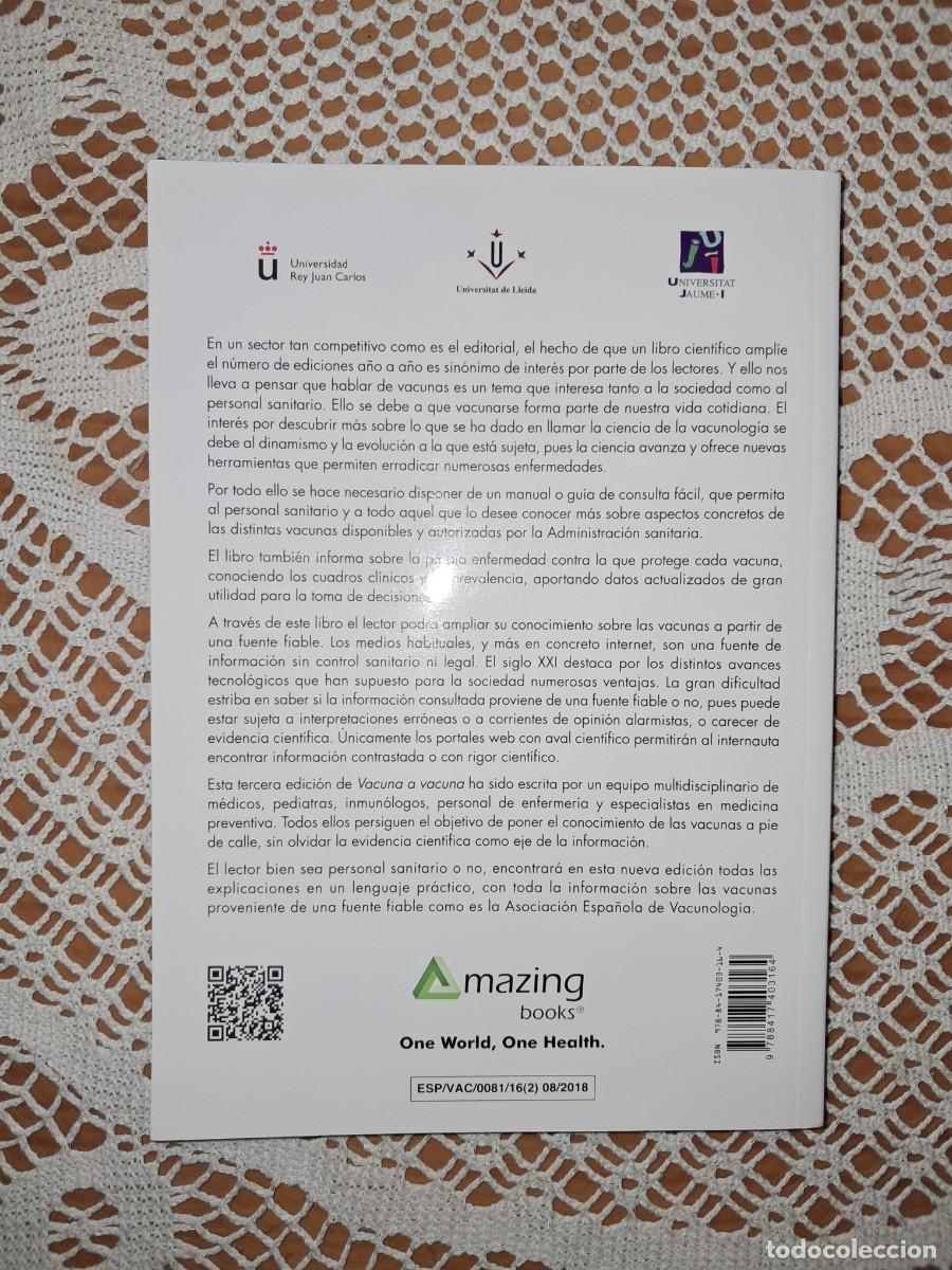 Libros de segunda mano: Vacuna a vacuna Javier &Aacute;brego - Foto 2
