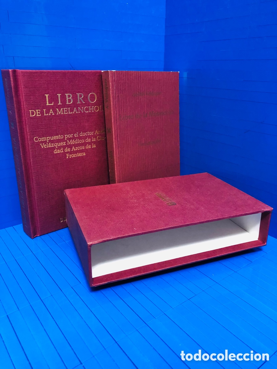 Libros de segunda mano: LIBRO DE LA MELANCHOLIA - ANDRES VELAZQUEZ - FACSIMIL 1996