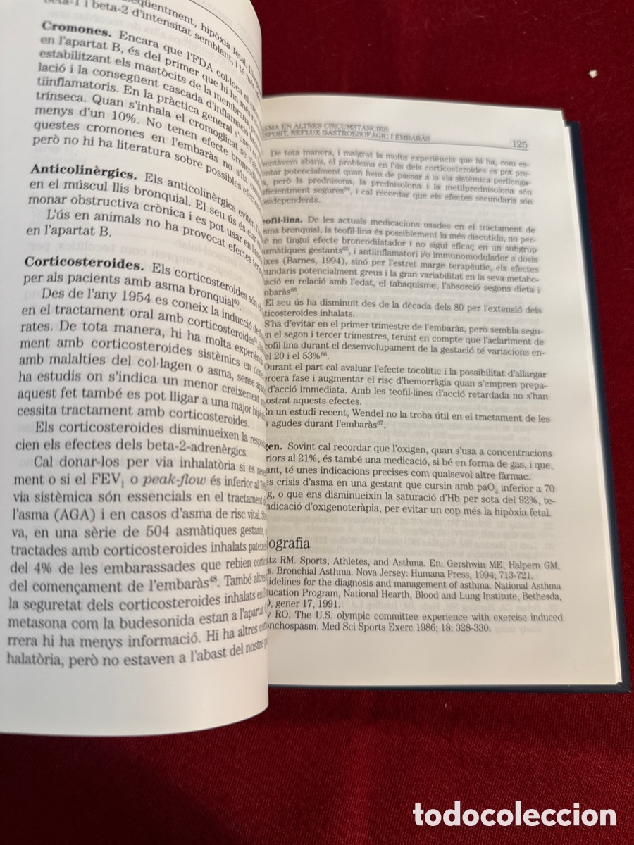 Libros de segunda mano: Asma Bronquial. Albert Mar&iacute;n. En catal&aacute;n. - Foto 10