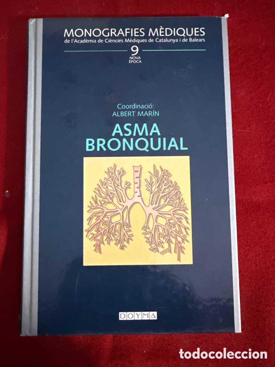 Libros de segunda mano: Asma Bronquial. Albert Mar&iacute;n. En catal&aacute;n. - Foto 1