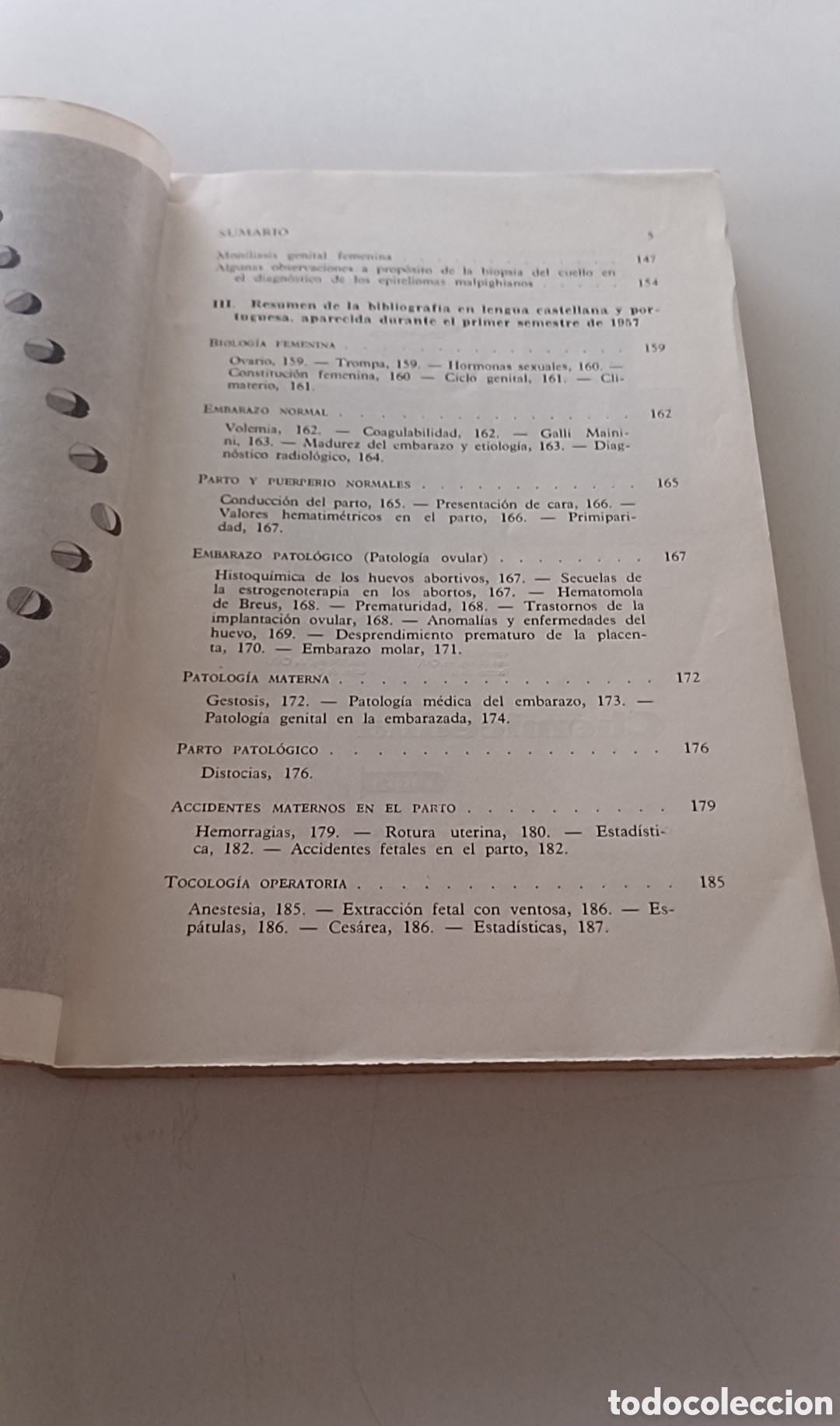 Libros de segunda mano: Progresos de obstetricia ginecologia 1958 - Foto 3