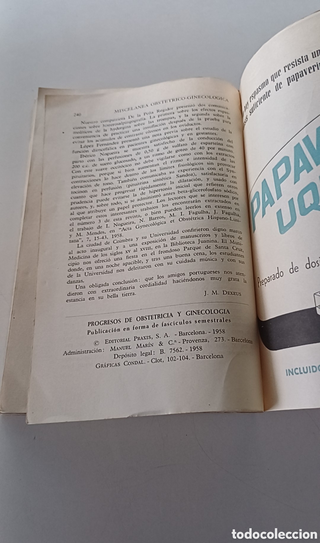 Libros de segunda mano: Progresos de obstetricia ginecologia 1958 - Foto 5