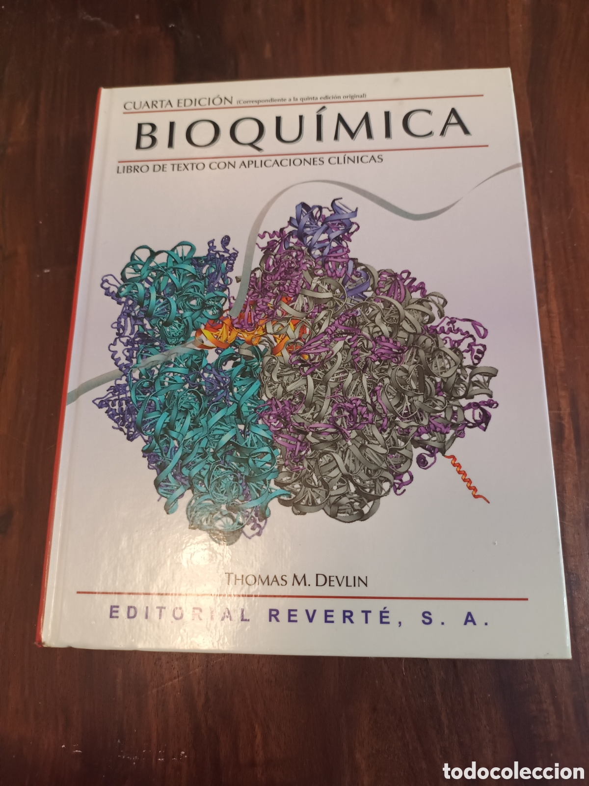 Libros de segunda mano: BIOQU&Iacute;MICA. LIBRO DE TEXTO CON APLICACIONES CL&Iacute;NICAS. Thomas M. Devlin. - Foto 1
