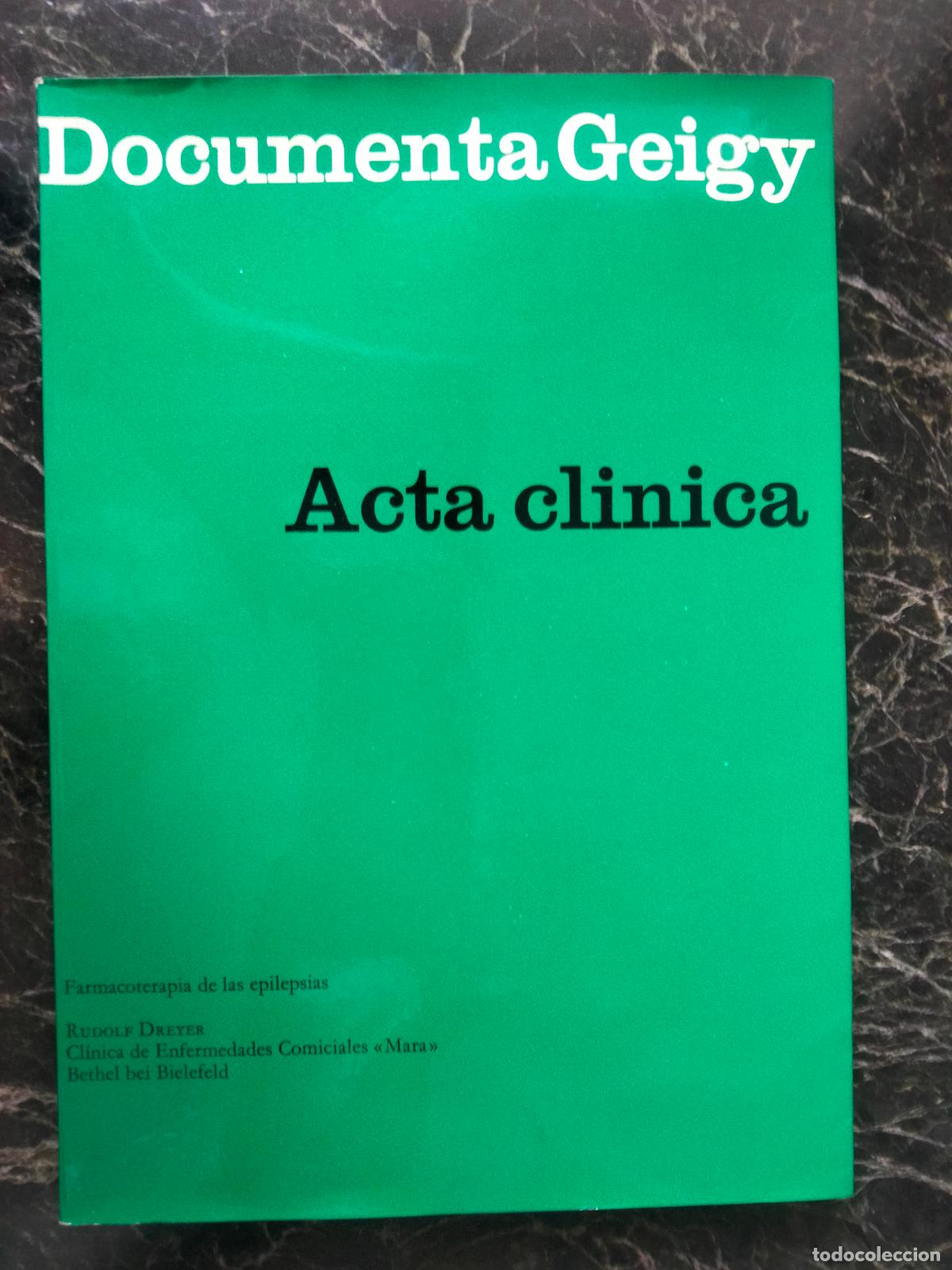 Libros de segunda mano: Acta cl&iacute;nica. Documenta Geigy - Foto 1