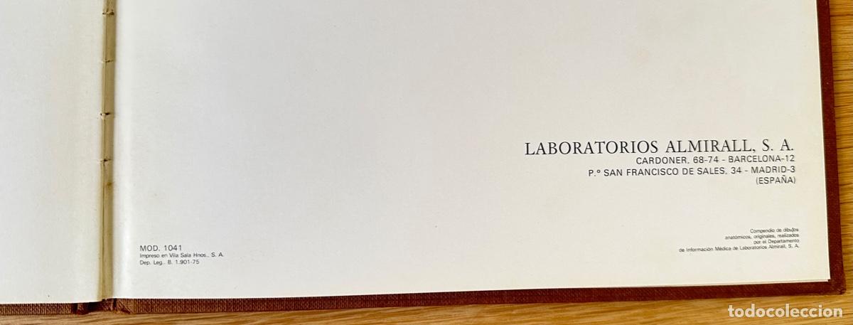 Libros de segunda mano: LAMINAS DE ANATOMIA, LABORATORIOS ALMIRALL, S.A. - Foto 6