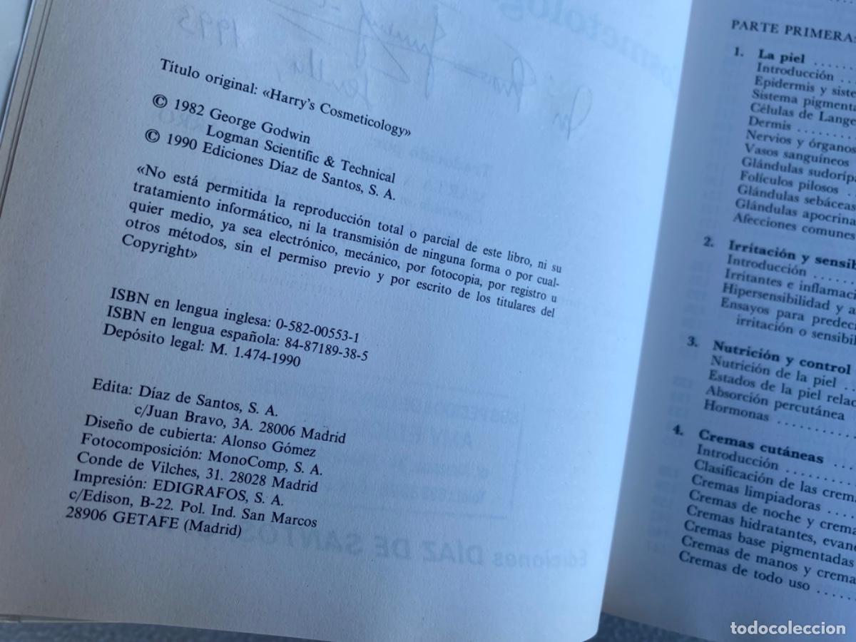Libros de segunda mano: COSMETOLOG&Iacute;A DE HARRY - WILKINSON / MOORE - Foto 6