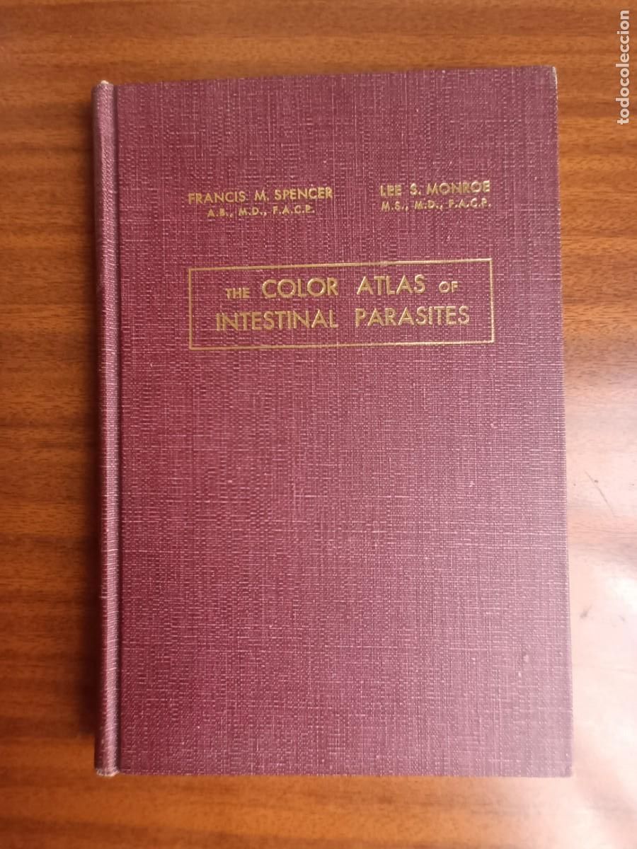 Livros em segunda m&atilde;o: The Color Atlas of Intestinal Parasites --- Spencer, Monroe