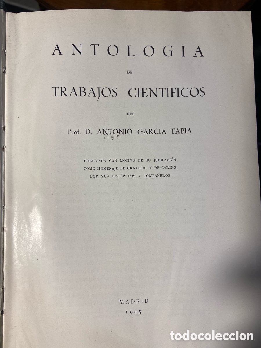 Libros de segunda mano: Antologia de Trabajos Cientificos - B5 - Foto 6