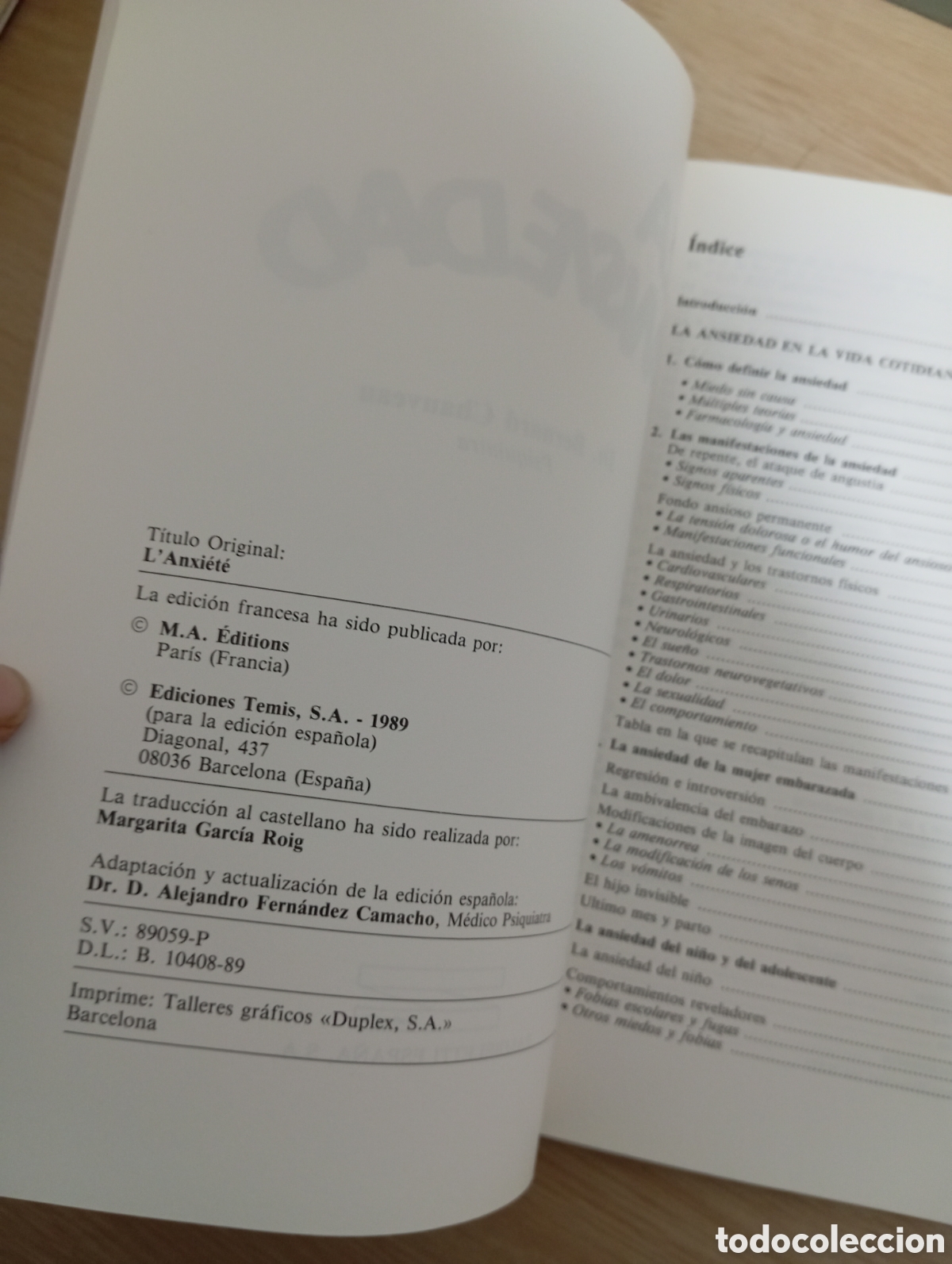 Libros de segunda mano: La ansiedad. De Dr. Bernard Chauveau - Foto 4