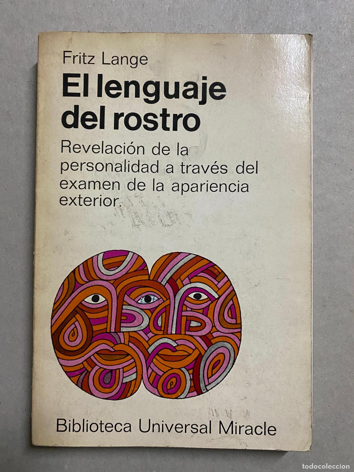 Libros de segunda mano: El lenguaje del rostro - Dr. Fritz Lange - Foto 1