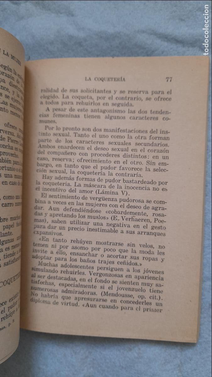 Libros de segunda mano: El amor y la emoci&oacute;n en la mujer. Andre Binet. 1&ordf; Edici&oacute;n. - Foto 6
