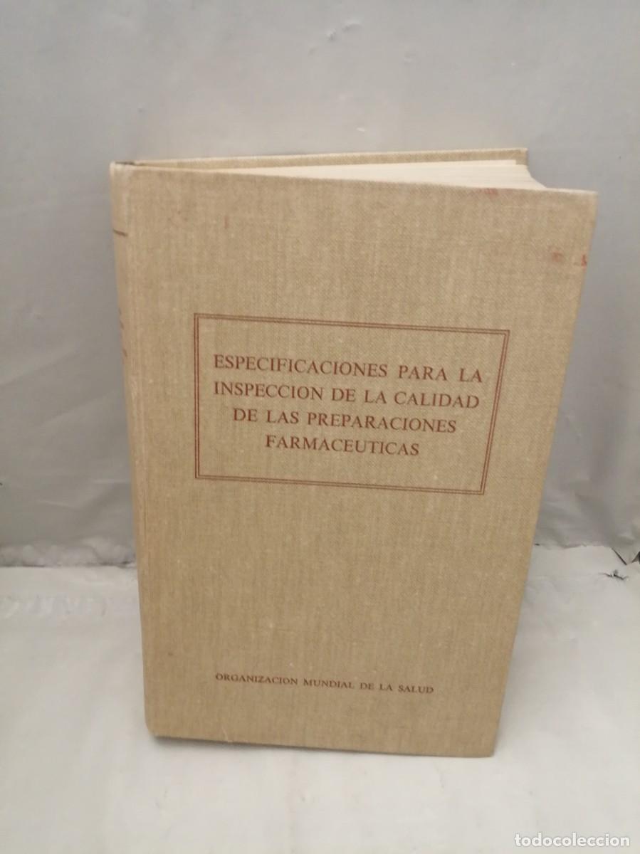 Gebrauchte B&uuml;cher: OMS: Especificaciones para la Inspecci&oacute;n de la Calidad de las Preparaciones Farmac&eacute;uticas (1970)