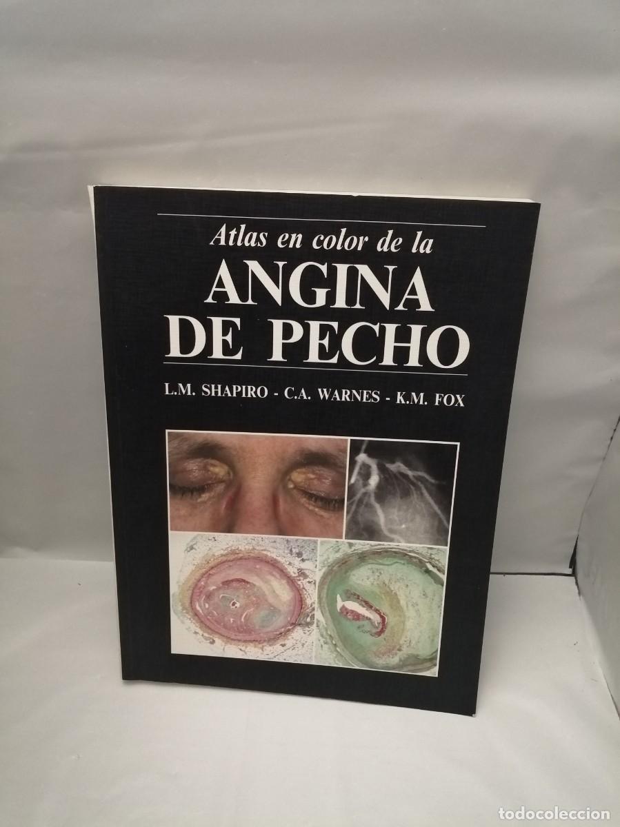 Libros de segunda mano: Atlas en color de la angina de pecho