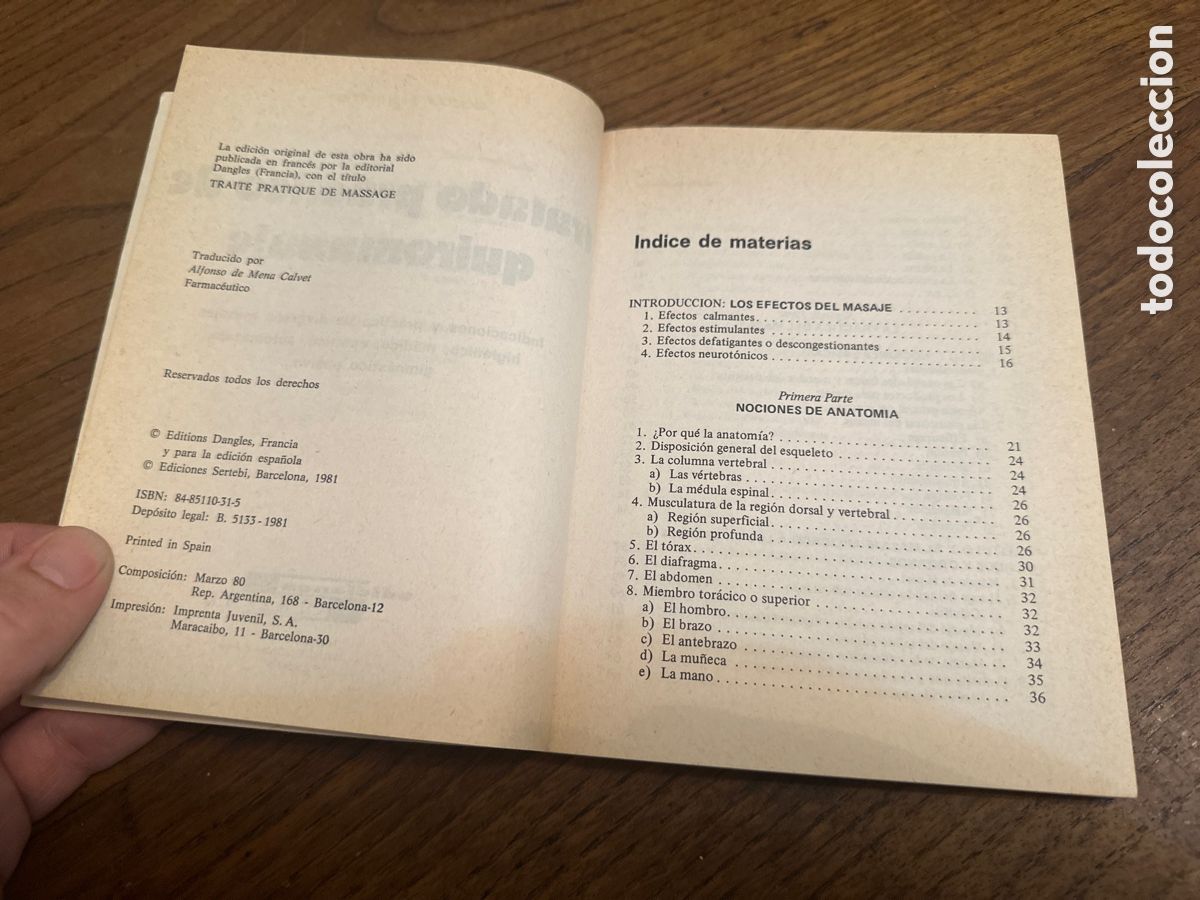 Libros de segunda mano: TRATADO PR&Aacute;CTICO DE QUIROMASAJE. DOCTOR J.E. RUFFIER: EDICIONES CEDEL 1981. - Foto 3