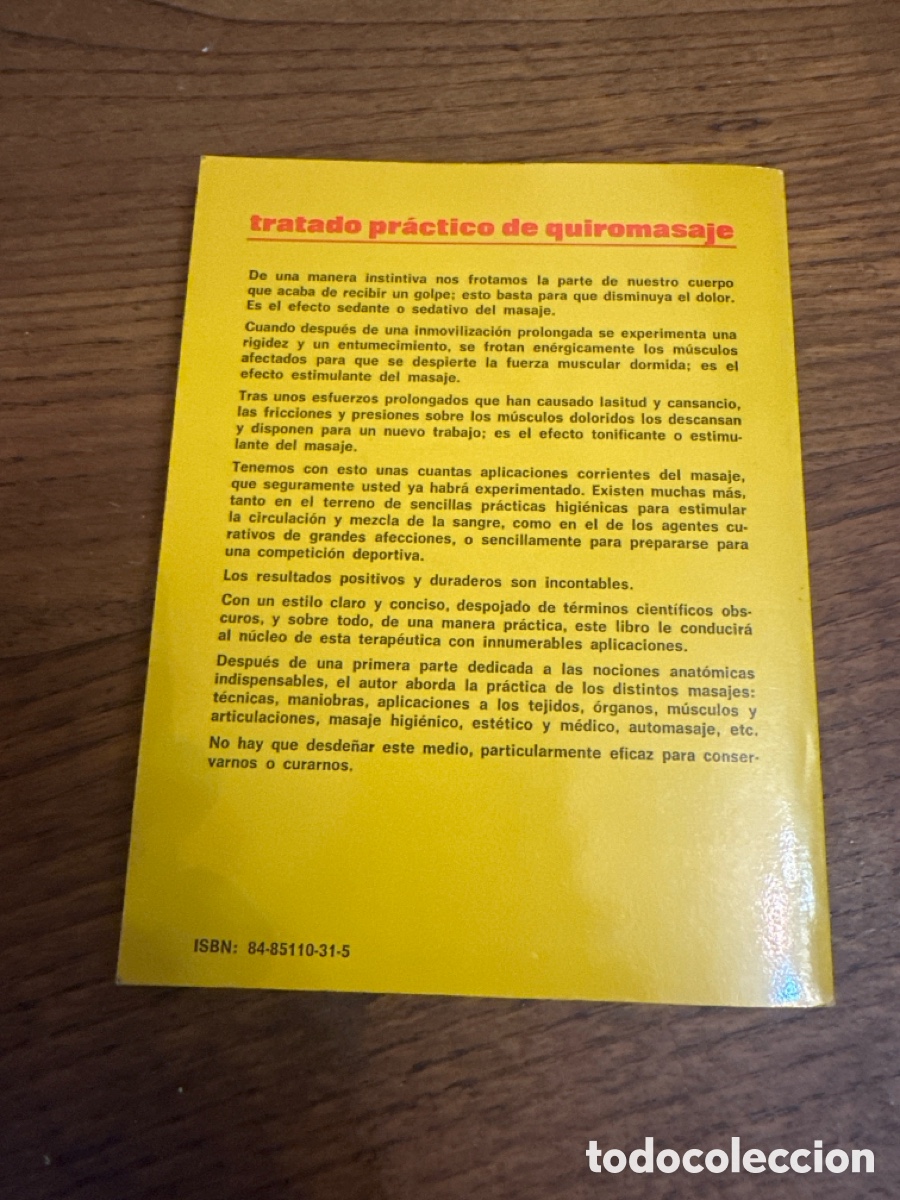 Libros de segunda mano: TRATADO PR&Aacute;CTICO DE QUIROMASAJE. DOCTOR J.E. RUFFIER: EDICIONES CEDEL 1981. - Foto 8