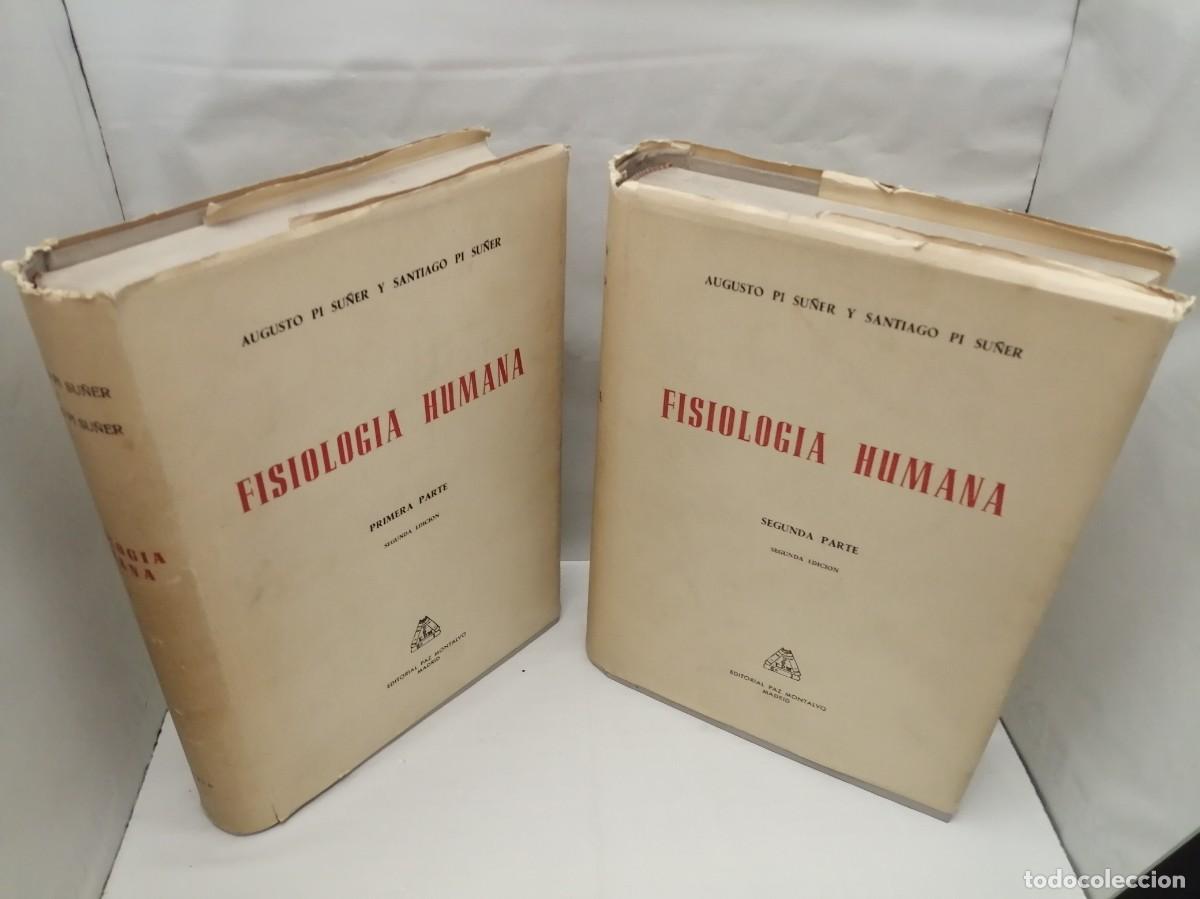 Second hand books: FISIOLOG&Iacute;A HUMANA, Primera y Segunda parte (Obra completa en 2 tomos, segunda edici&oacute;n 1965)