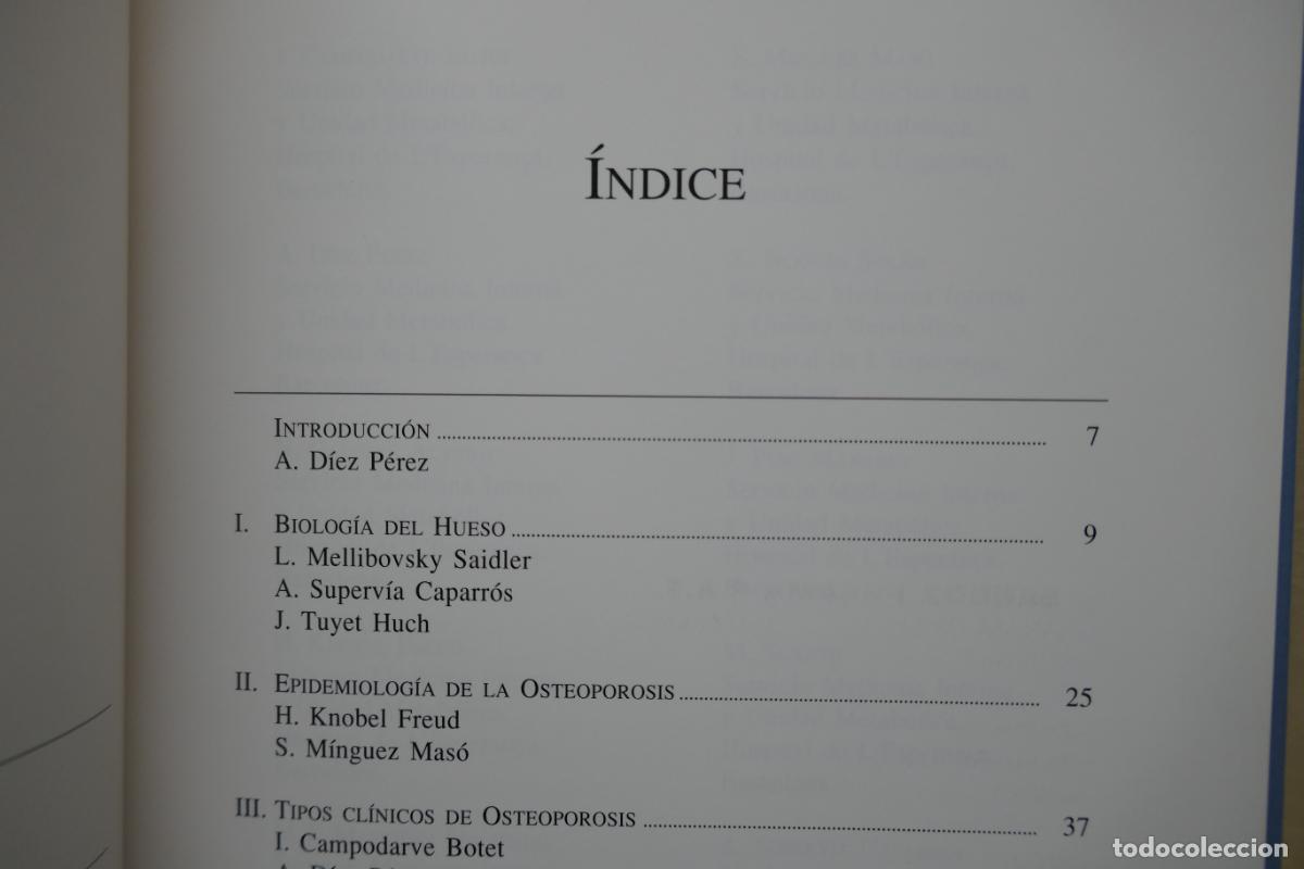 Libros de segunda mano: OSTEOPOROSIS - A DIEZ PEREZ - Foto 6