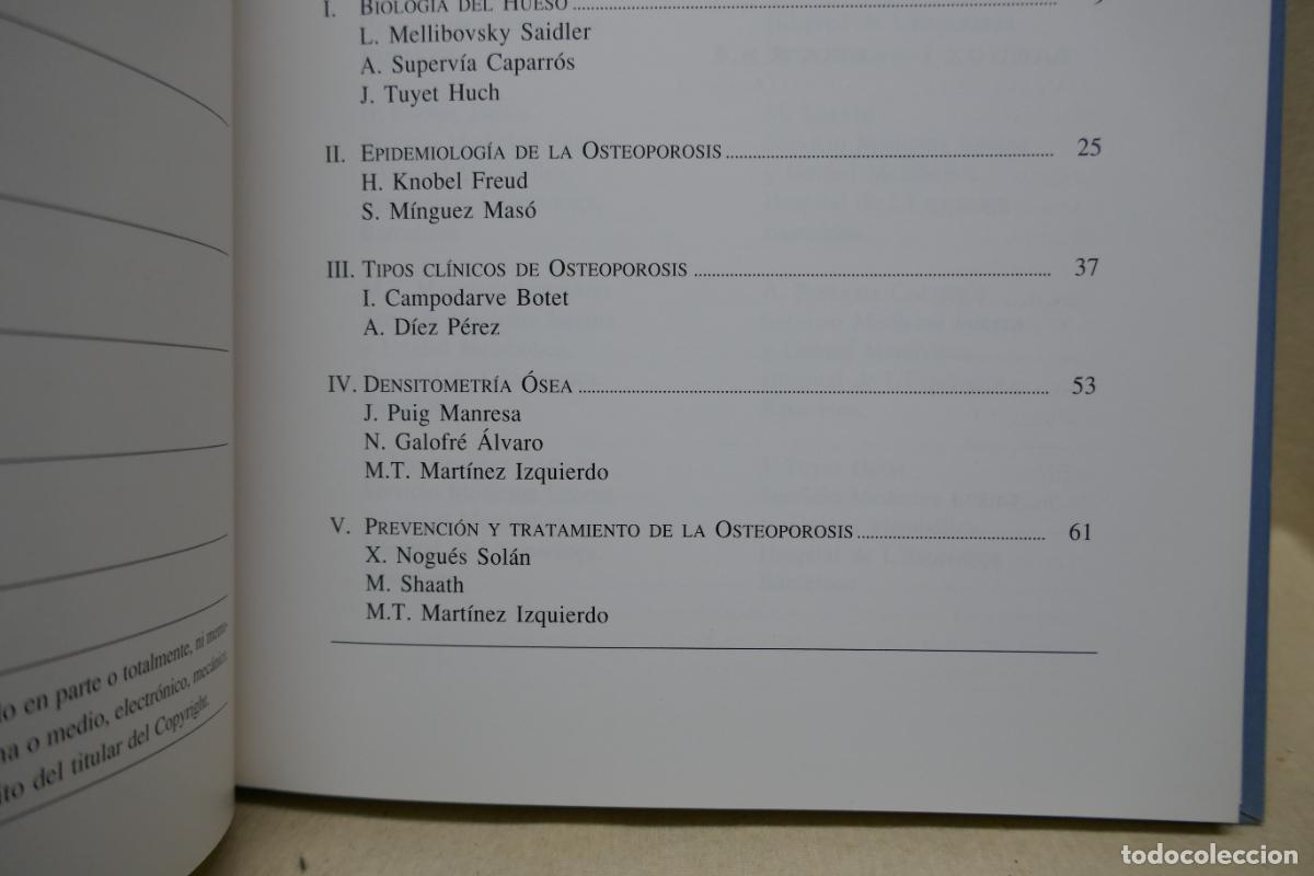 Libros de segunda mano: OSTEOPOROSIS - A DIEZ PEREZ - Foto 7