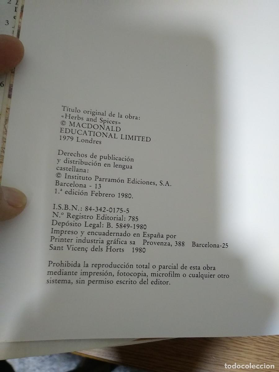 Libros de segunda mano: HIERBAS Y ESPECIAS - AVRIL RODWAY. - Foto 3