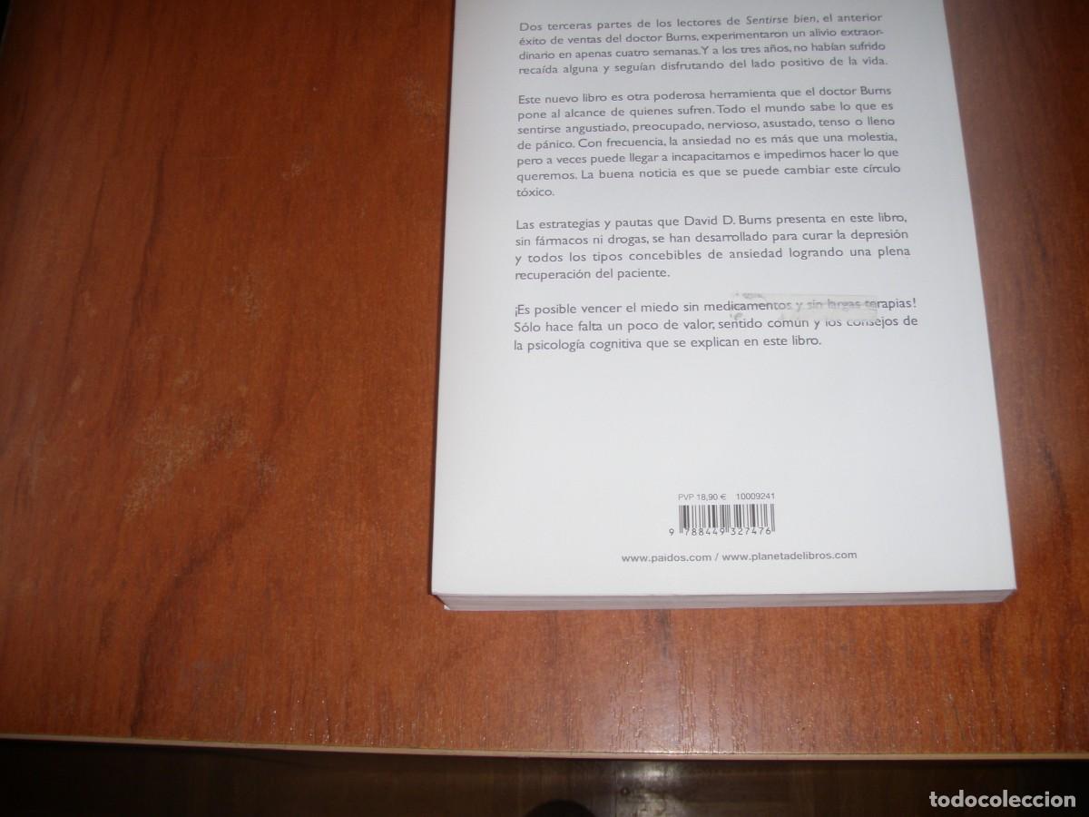Libros de segunda mano: ADIOS ANSIEDAD DAVID D BURNS - Foto 3