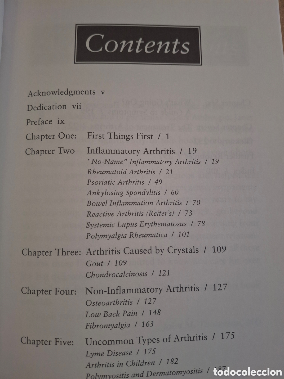 Libros de segunda mano: ARTHRITIS &ndash; JOHN M THOMPSON .- JUN 30 2005 - Foto 2
