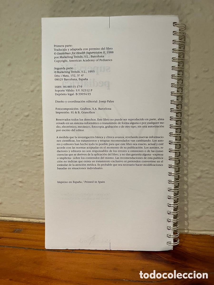 Libros de segunda mano: Normas de supervisi&oacute;n pedi&aacute;trica - Foto 3
