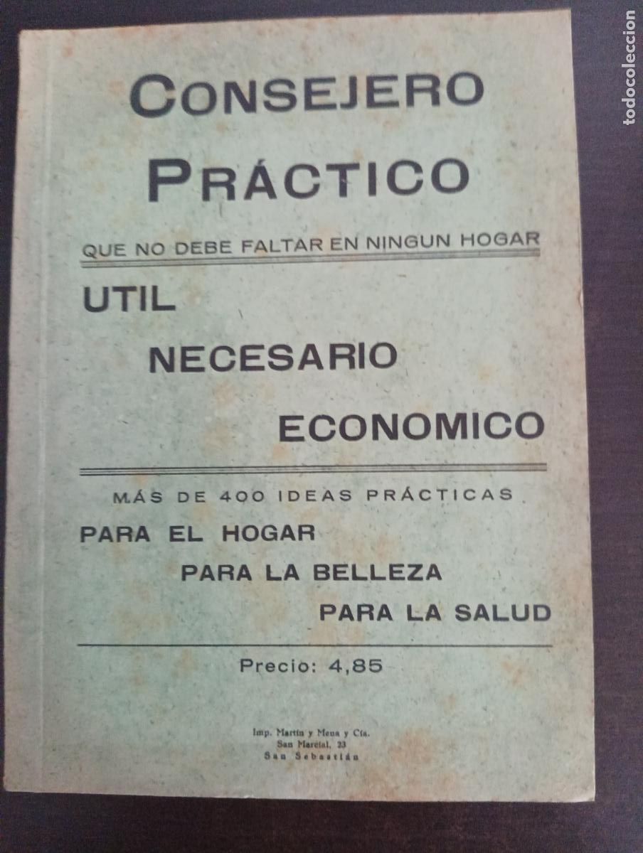 Second hand books: Consejero pr&aacute;ctico que no debe faltar en ning&uacute;n hogar. &Uacute;til, Necesario, Econ&oacute;mico...