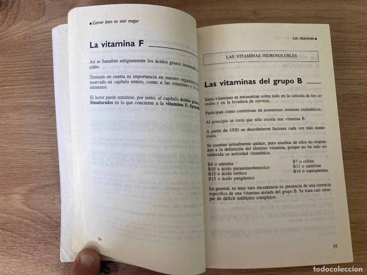 Libros de segunda mano: Comer bien es vivir mejor Dr Roger Moatti - Foto 5