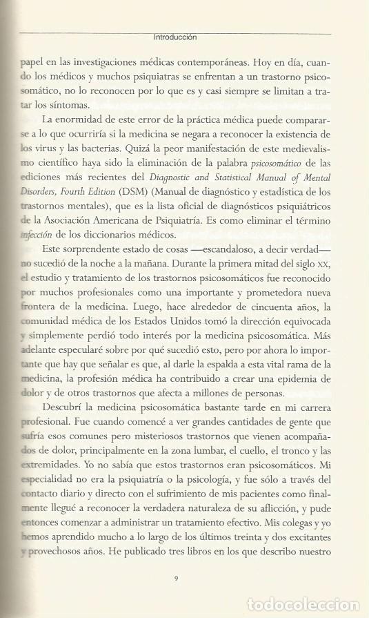Libros de segunda mano: LA MENTE DIVIDIDA - DR. JOHN E. SARNO - Foto 3