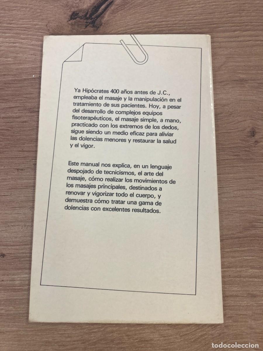 Libros de segunda mano: El masaje con la punta de sus dedos EDAF - Foto 2