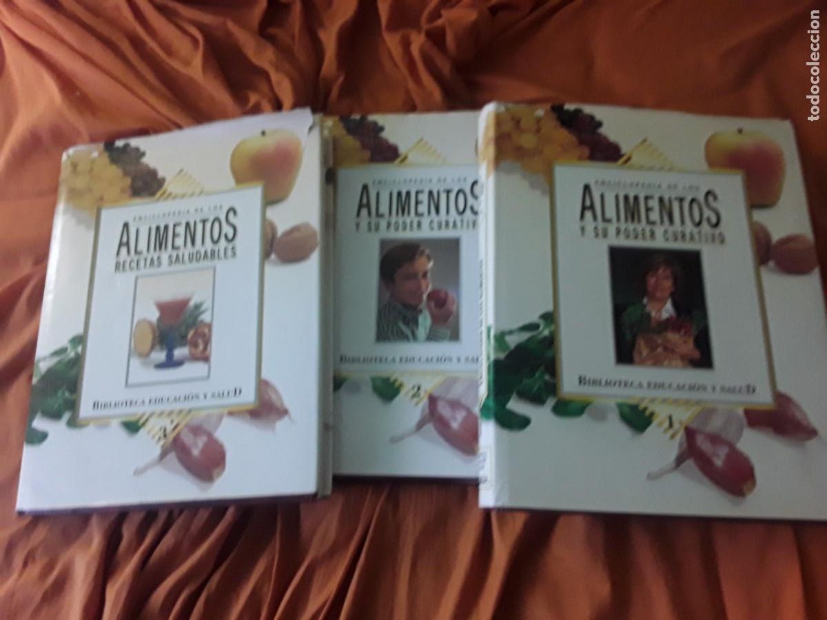 Libros de segunda mano: La enciclopedia de los alimentos (3 tomos, completa), del Dr. Jorge D. Pamplona Roger
