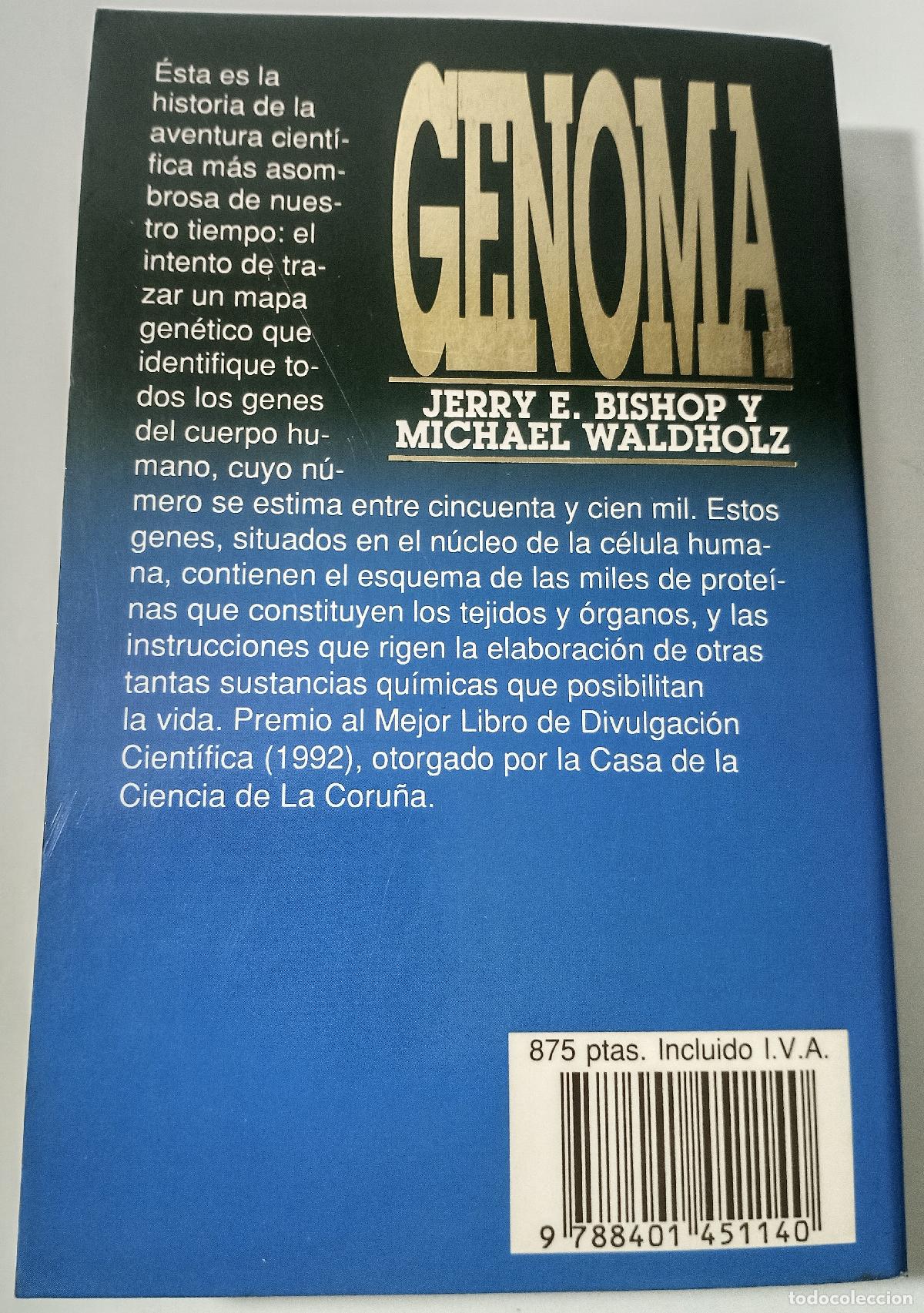 Libros de segunda mano: Genoma - E. Bishop, Jerry - Foto 2