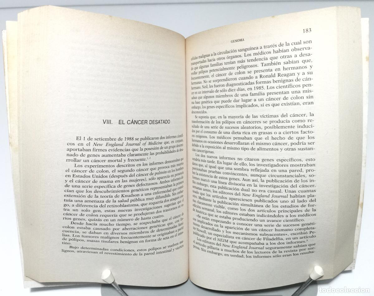 Libros de segunda mano: Genoma - E. Bishop, Jerry - Foto 3