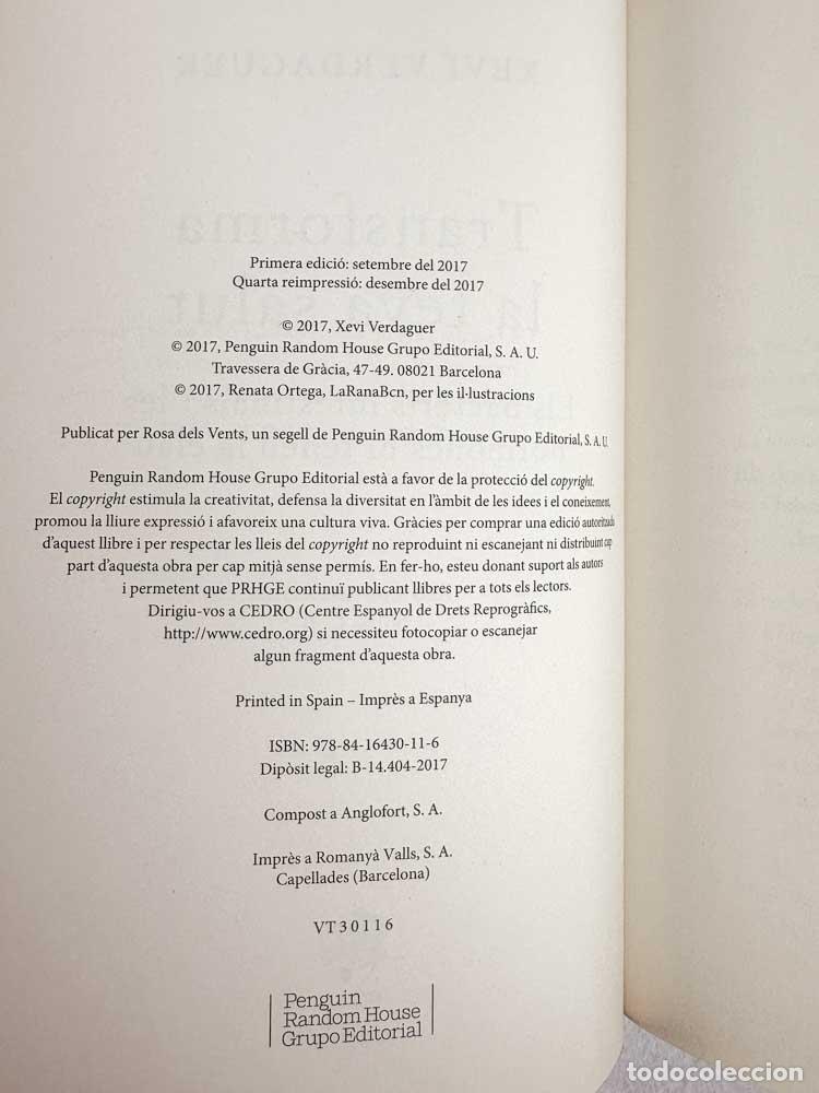 Libros de segunda mano: Transforma la teva salut - Xevi Verdaguer - Foto 3