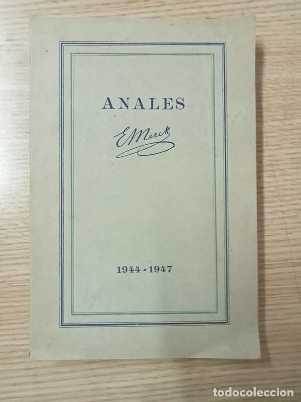 Libros de segunda mano: ANALES E. MERCK 1944-1947 - Foto 1