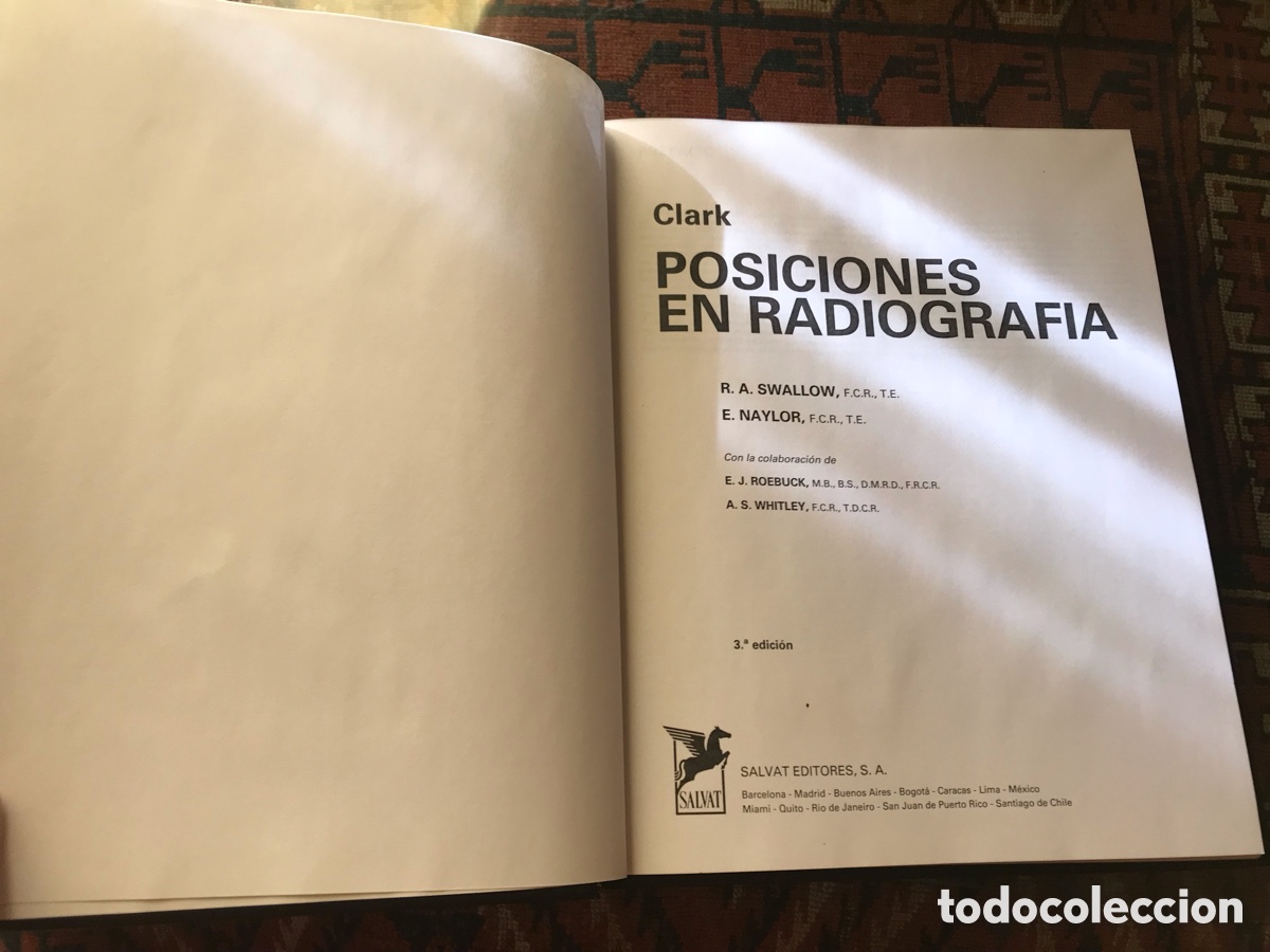 Libros de segunda mano: Posiciones en Radiograf&iacute;a. Clark. Salvat editores