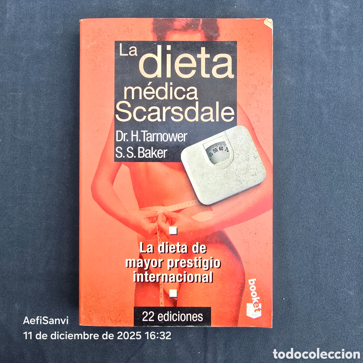 Libros de segunda mano: LA DIETA M&Eacute;DICA SCARSDALE (DR. H. TAMOWER - S.S. BAKER) (BOOKET)