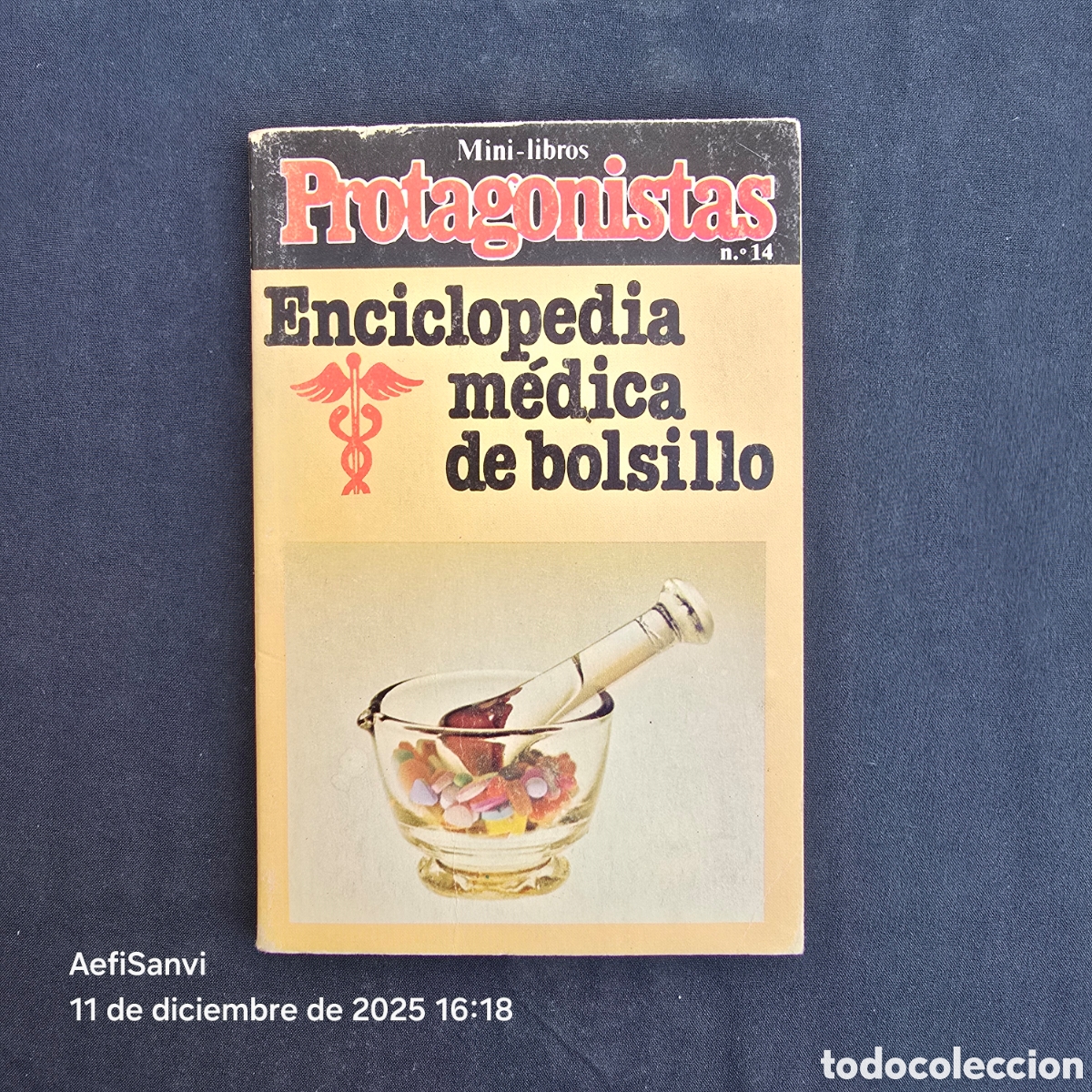 Libros de segunda mano: MINI-LIBROS PROTAGONISTA 14: ENCICLOPEDIA M&Eacute;DICA DE BOLSILLO