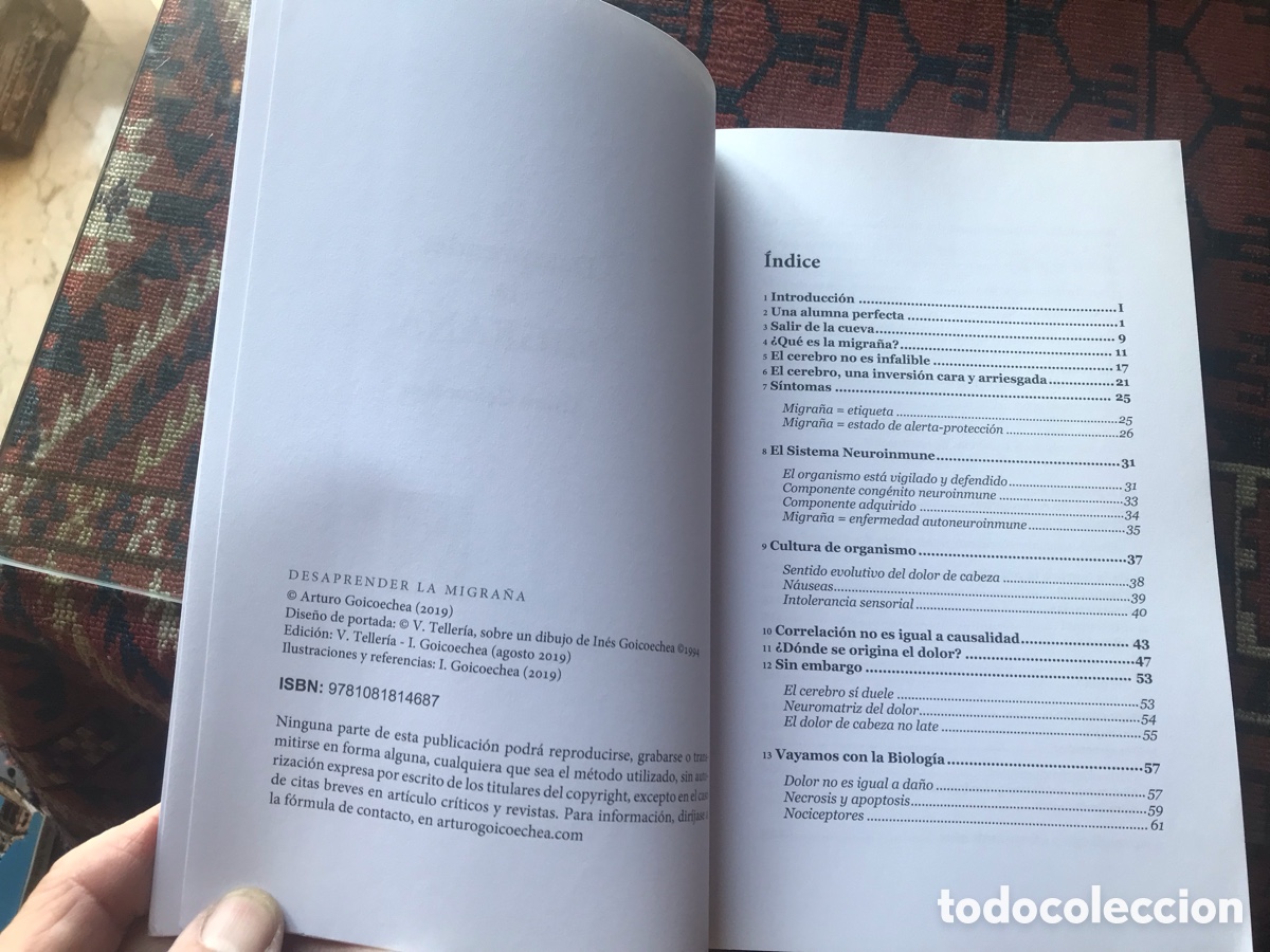 Libros de segunda mano: Desaprender la migra&ntilde;a. Arturo Goicoechea - Foto 4