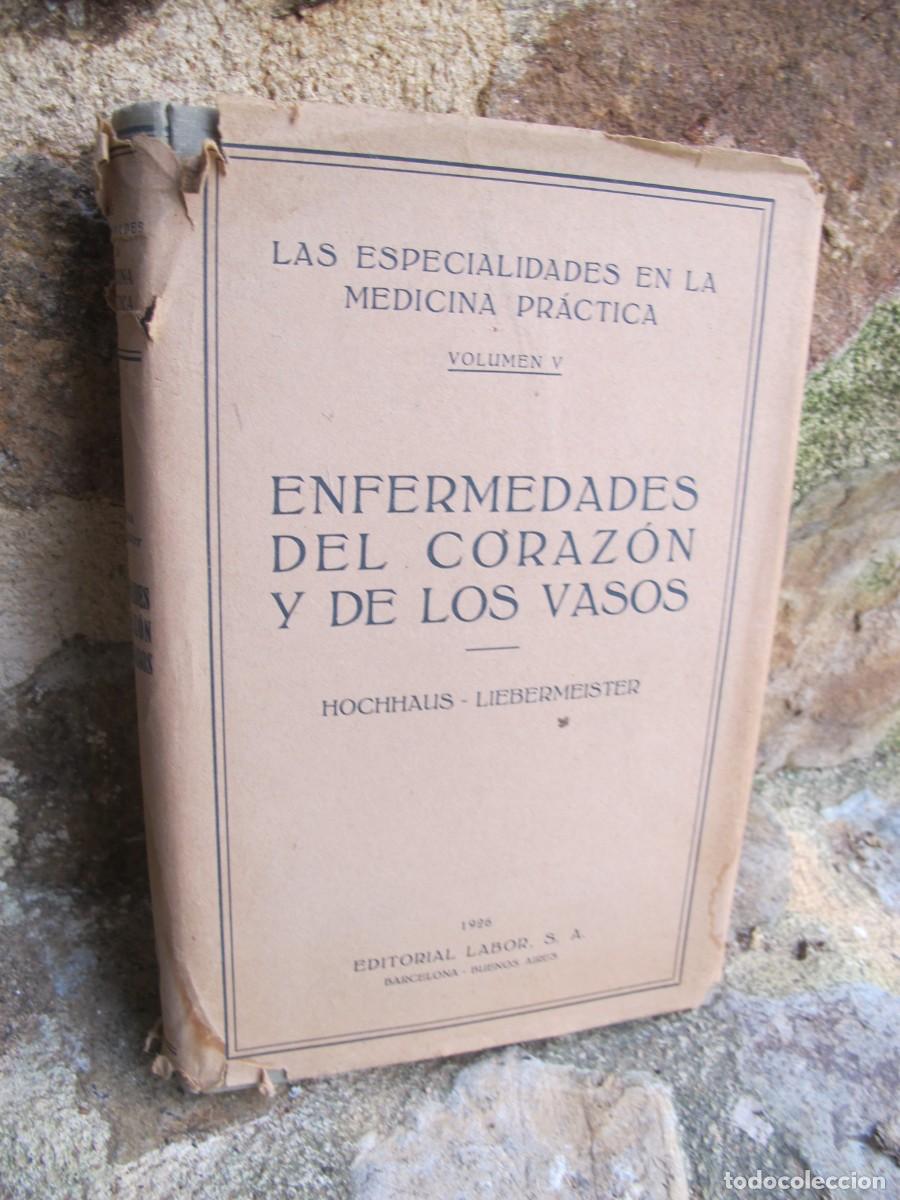 Livres d'occasion: ENFERMEDADES DEL CORAZON Y DE LOS VASOS. HOCHHAUS - LIEBERMEISTER 1926 LABOR